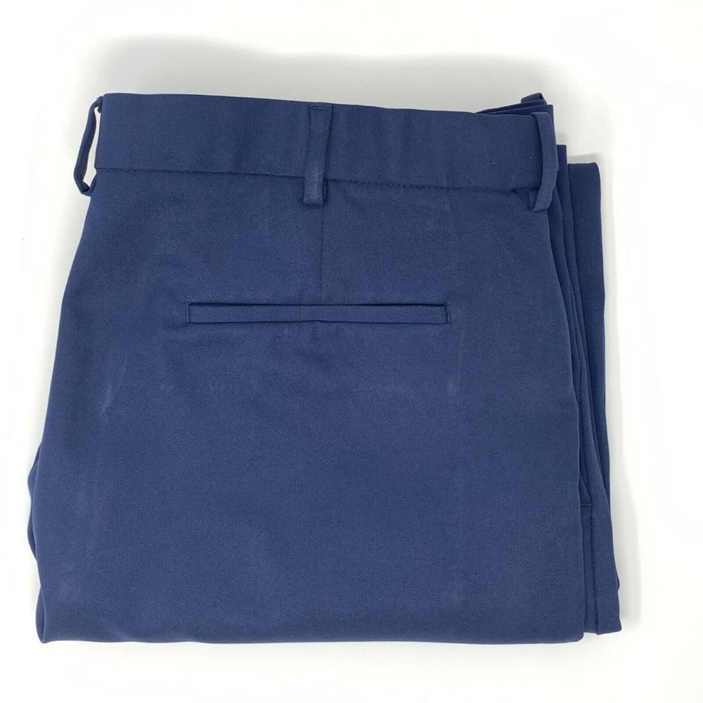 PGA Tour Flat Front‎ Navy Blue Men's Golf Pants Size W36 L30